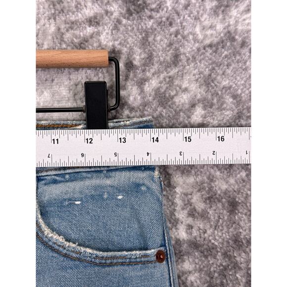 Abercrombie & Fitch Jeans 27 / 4 Womens 90s Slim Straight Cross Button Denim - Picture 3 of 7